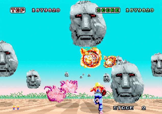 video games 1985 space harrier